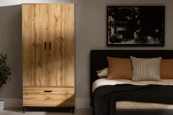 Armoire penderie avec portes et tiroir - South Shore