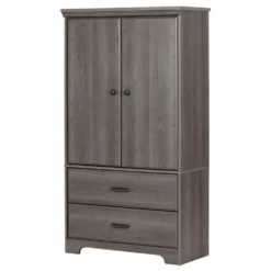 Armoire 2 portes avec tiroirs - South Shore