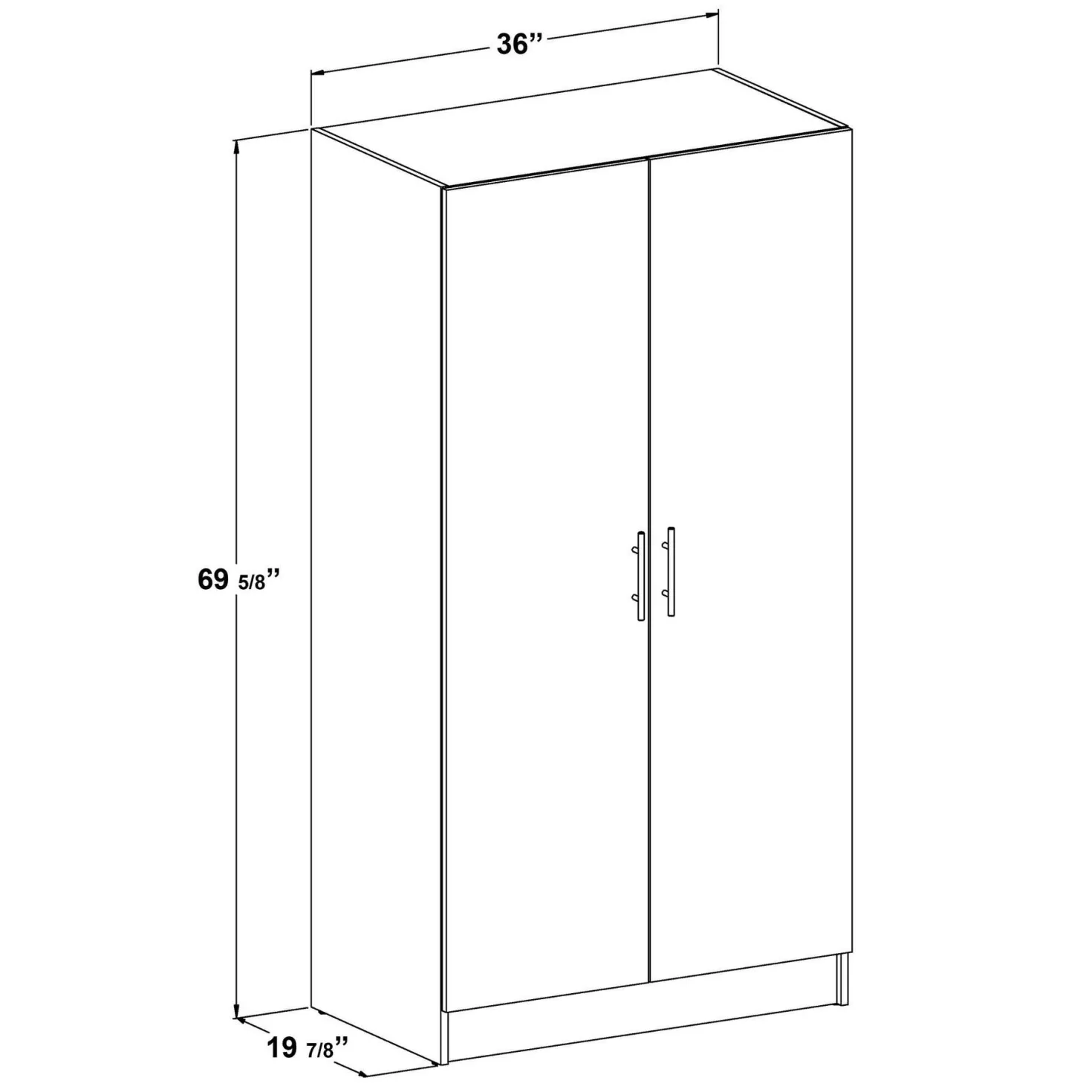 Armoire range-tout 36''