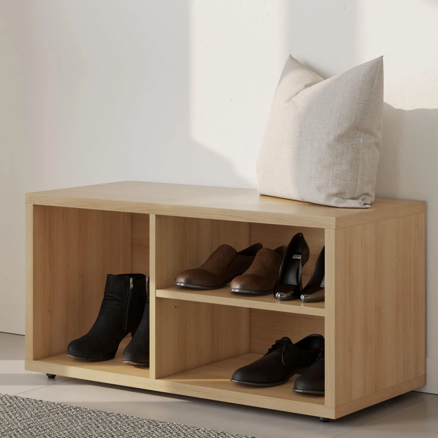 Banc de rangement pour chaussures - Nexera