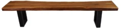 Banc en bois massif 84"