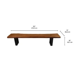 Banc en bois massif 84