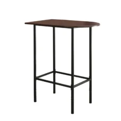 Bar maison - 24"x 36", espresso, métal noir - Monarch