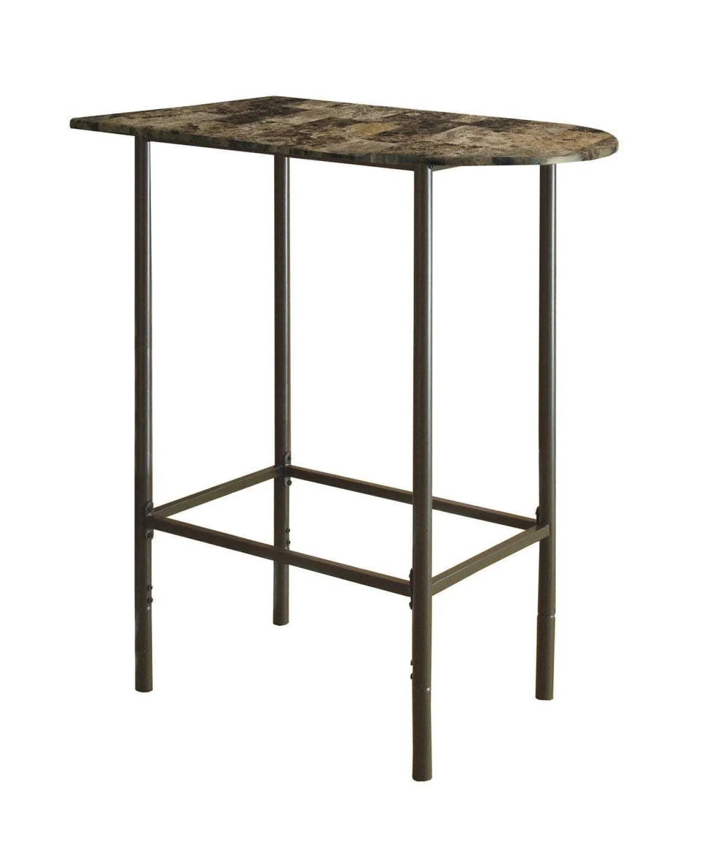 Bar maison - 24"x 36", marbre espresso, métal cafe - Monarch