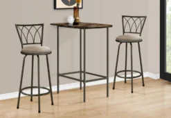 Bar maison - 24"x 36", marbre espresso, métal cafe - Monarch