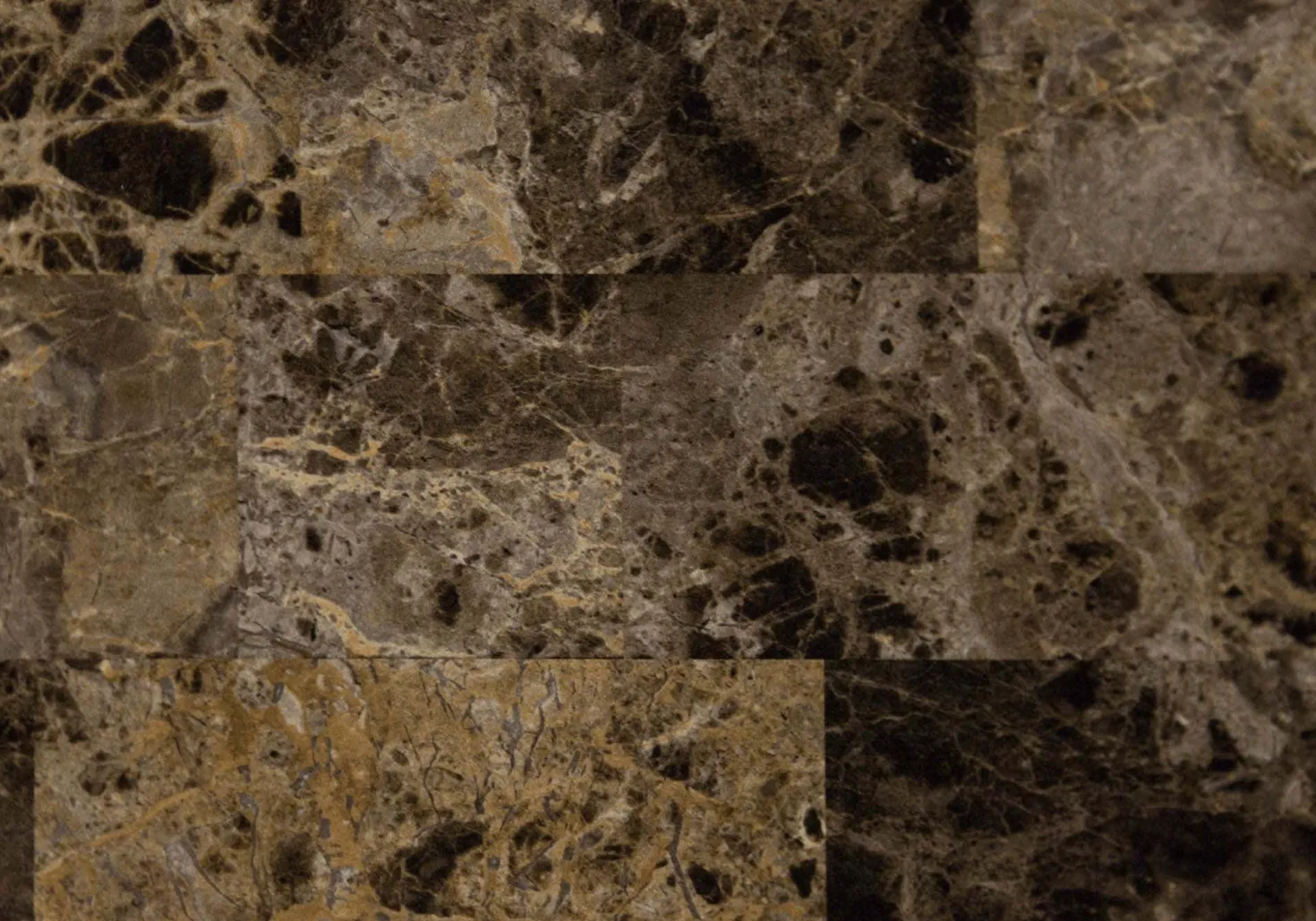 Bar maison - 24"x 36", marbre espresso, métal cafe - Monarch