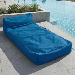 Bean bag flottant pour la piscine - bleu