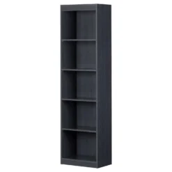 Bibliothèque étroite 5 tablettes - South Shore