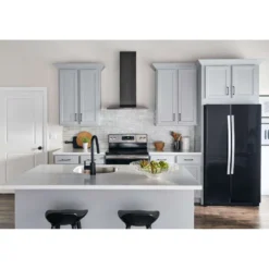 BROAN Hotte cheminée Cheminée Inox noir 30