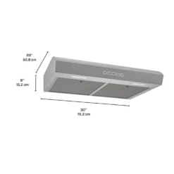 BROAN Hotte Standard Acier inoxydable 30