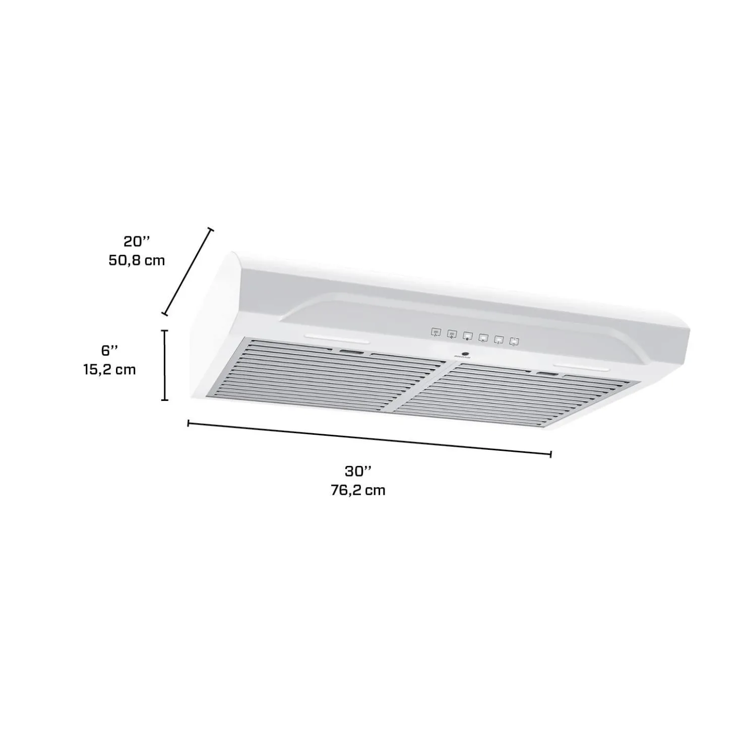 BROAN Hotte Standard Blanc 30" , 490 PI3/MIN-ALT3304WW