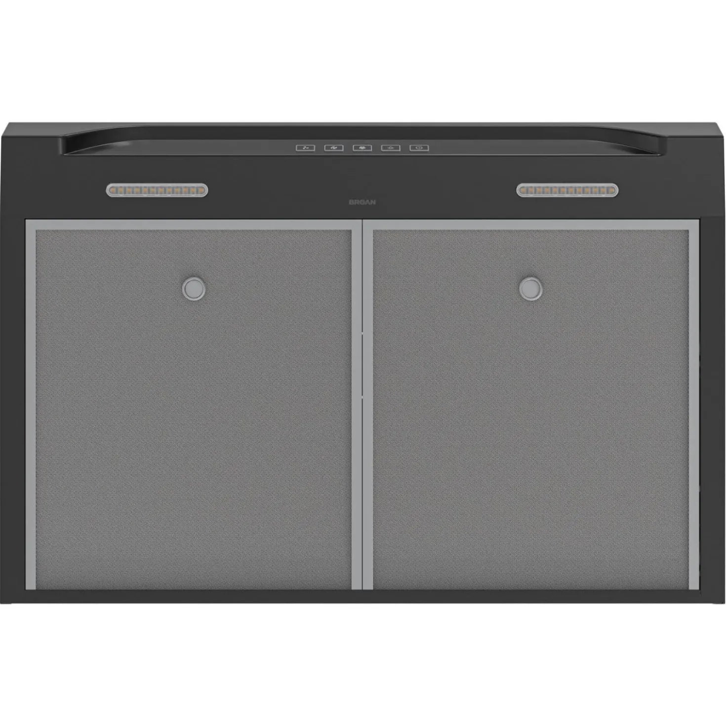 BROAN Hotte Standard Inox noir 30" , 350 PI3/MIN-ALT2303BLS