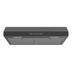 BROAN Hotte Standard Inox noir 30" , 350 PI3/MIN-GLA2303BLS
