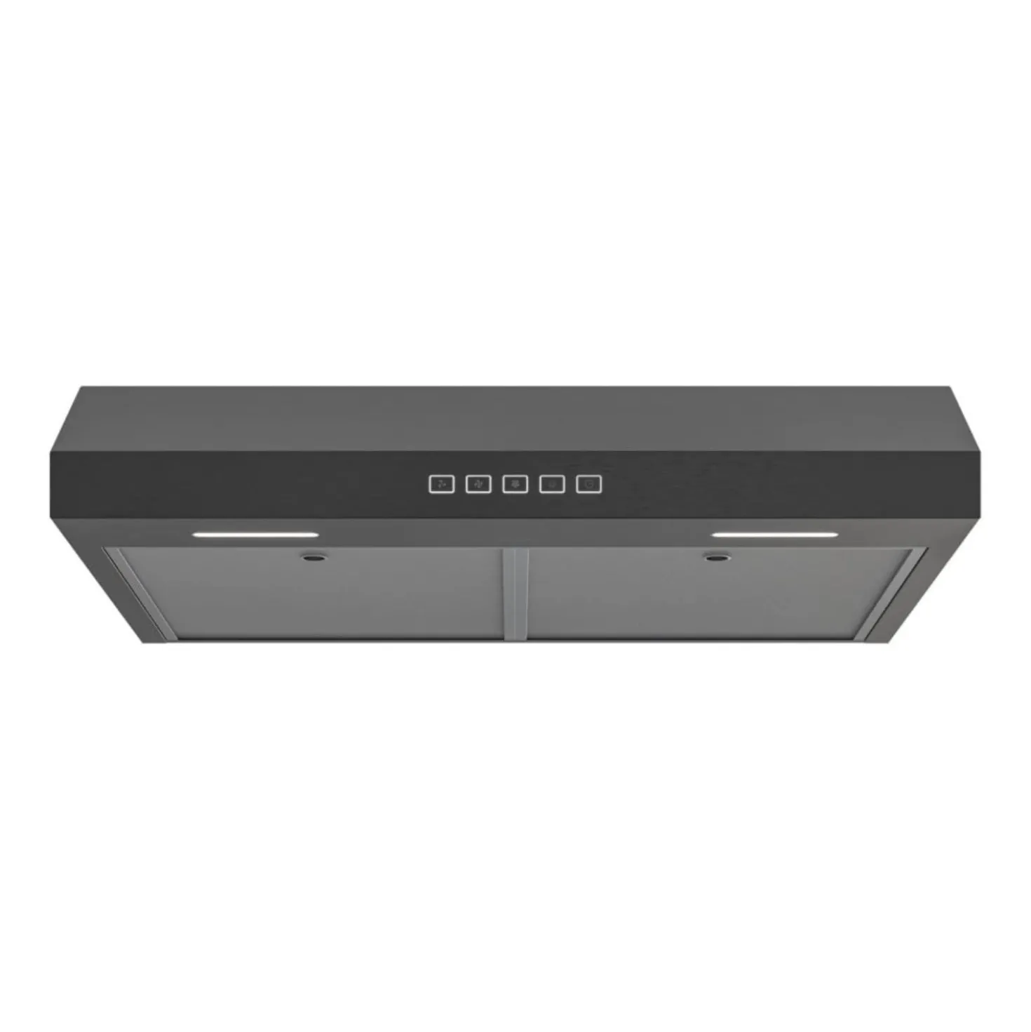 BROAN Hotte Standard Inox noir 30" , 350 PI3/MIN-GLA2303BLS