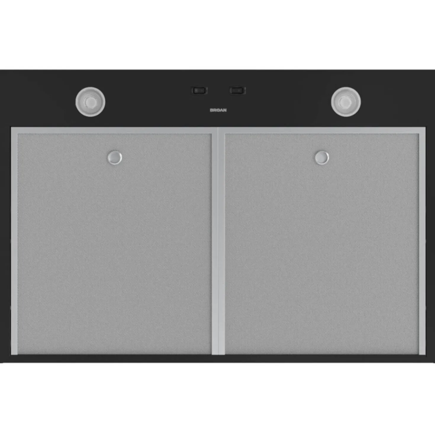 BROAN Hotte Standard Noir 30" , 350 PI3/MIN-GLA1303BL