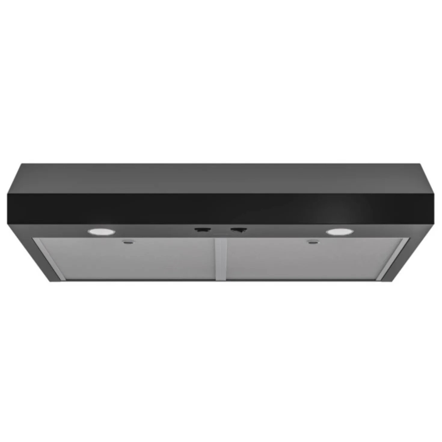 BROAN Hotte Standard Noir 42" , 350 PI3/MIN-GLA1423BL