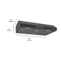 BROAN Hotte Standard Noir 36