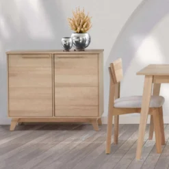 Buffet avec 2 portes - grège
