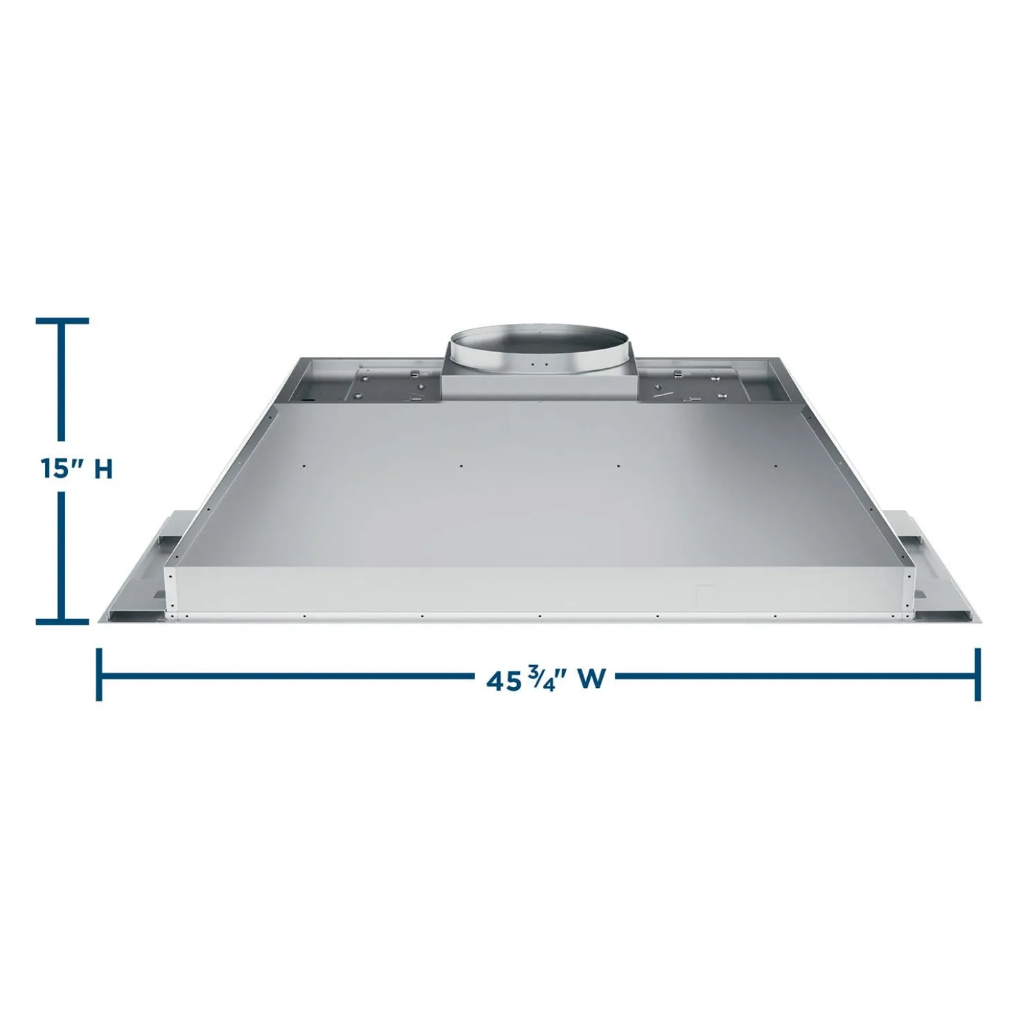 CAFE Hotte Encastré Acier inoxydable 45.75" , 1290 PI3/MIN-UVC9480SLSS