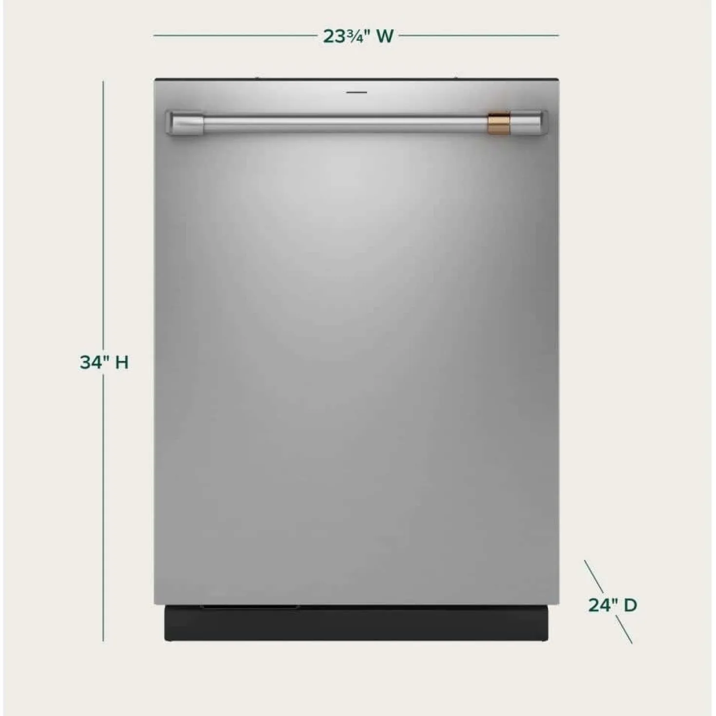 CAFE Lave-vaisselle Encastré Acier inoxydable 24" 39dB - CDT888P2VS1