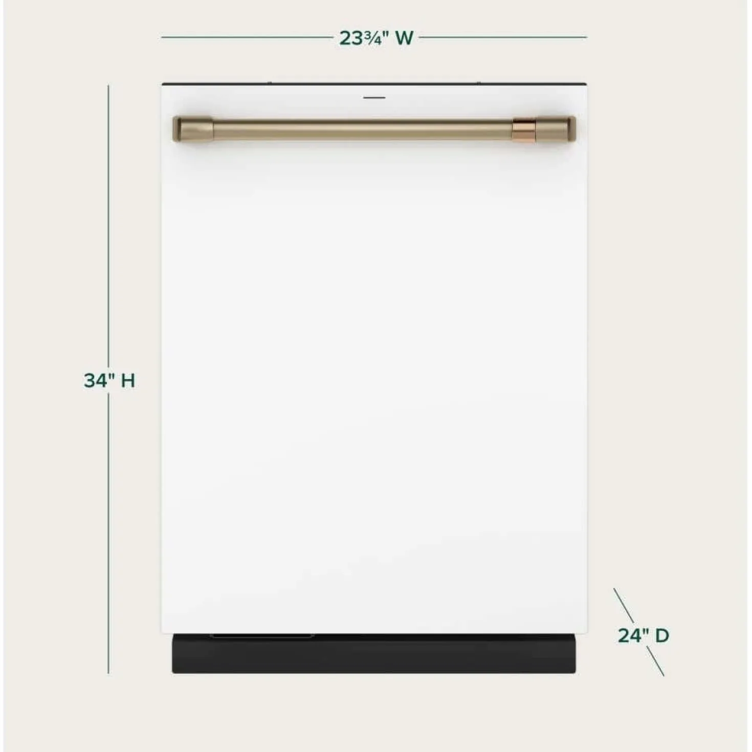 CAFE Lave-vaisselle Encastré Blanc 24" 39dB - CDT888P4VW2