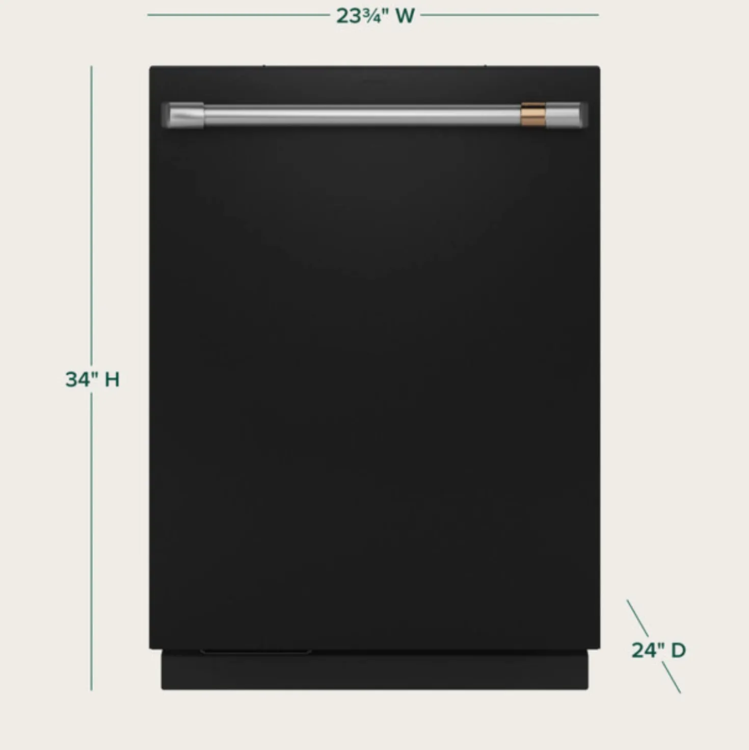 CAFE Lave-vaisselle Encastré Noir 24" 39dB - CDT888P3VD1