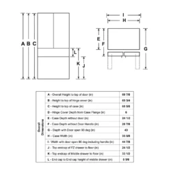 CAFE Réfrigerateur 22,3 pi3 36 po Noir Portes françaises - CXE22DP3PD1
