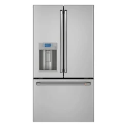CAFE Réfrigérateur 22,1 pi3 36 po Acier inoxydable Congélateur en bas, Portes françaises - CYE22TP2MS1