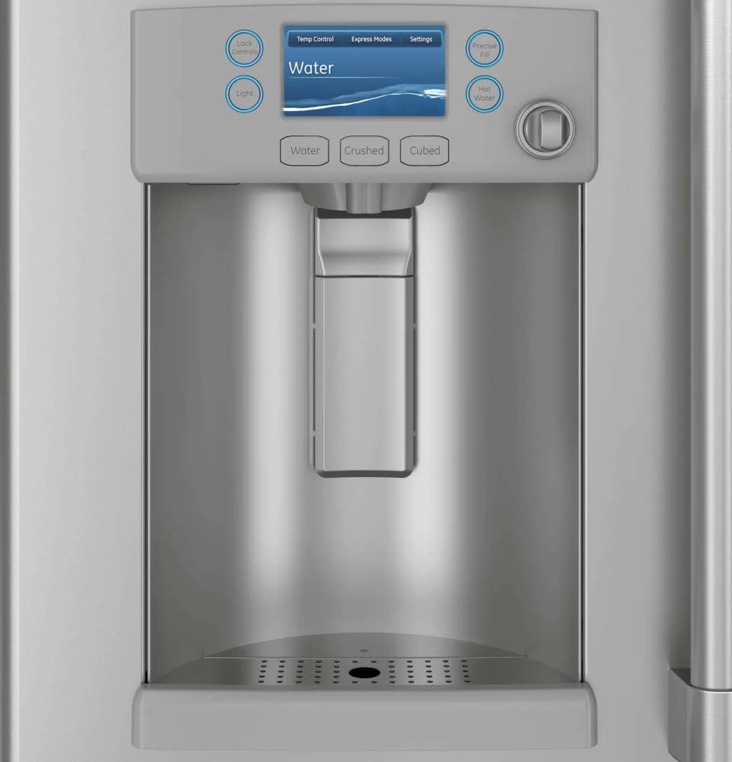 CAFE Réfrigérateur 22,1 pi3 36 po Acier inoxydable Congélateur en bas, Portes françaises - CYE22TP2MS1