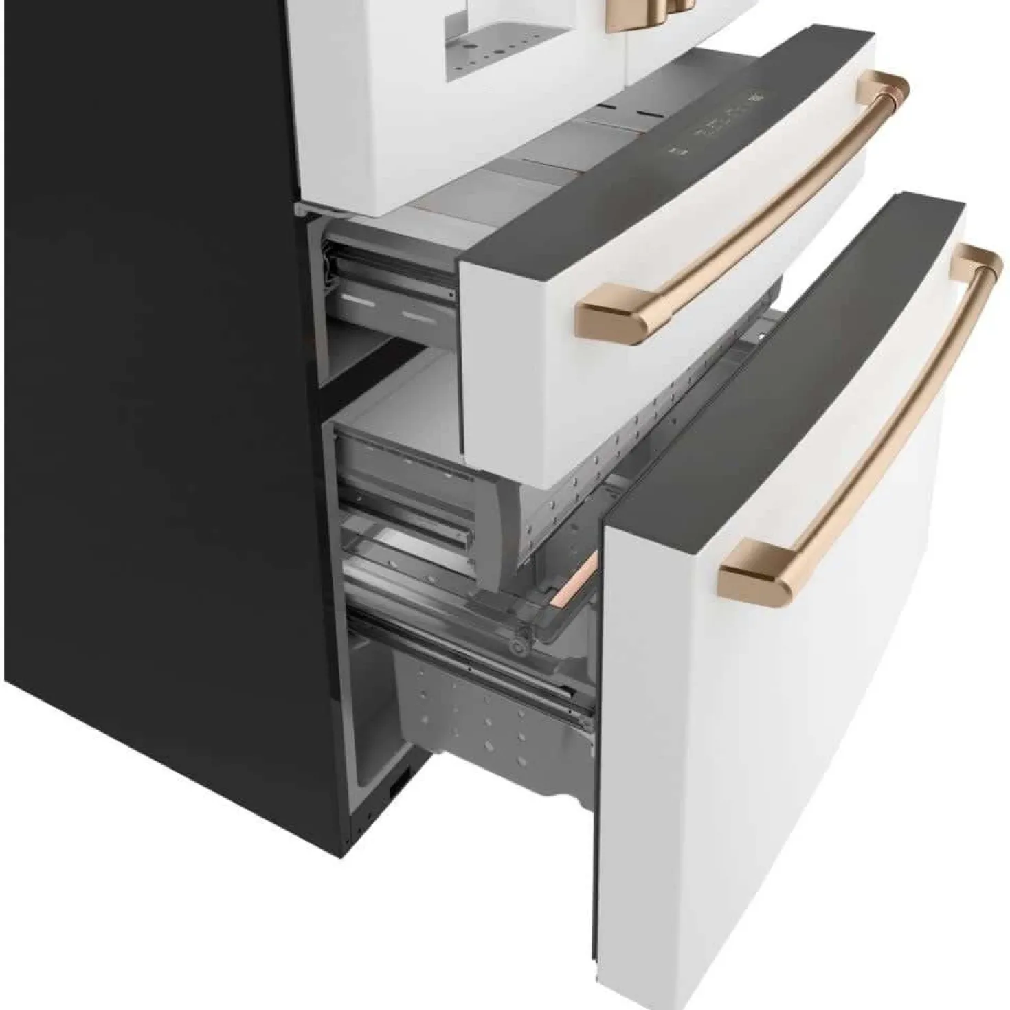 CAFE Réfrigérateur 22,3 pi3 36 po Acier inoxydable Portes françaises - CXE22DP4PW2
