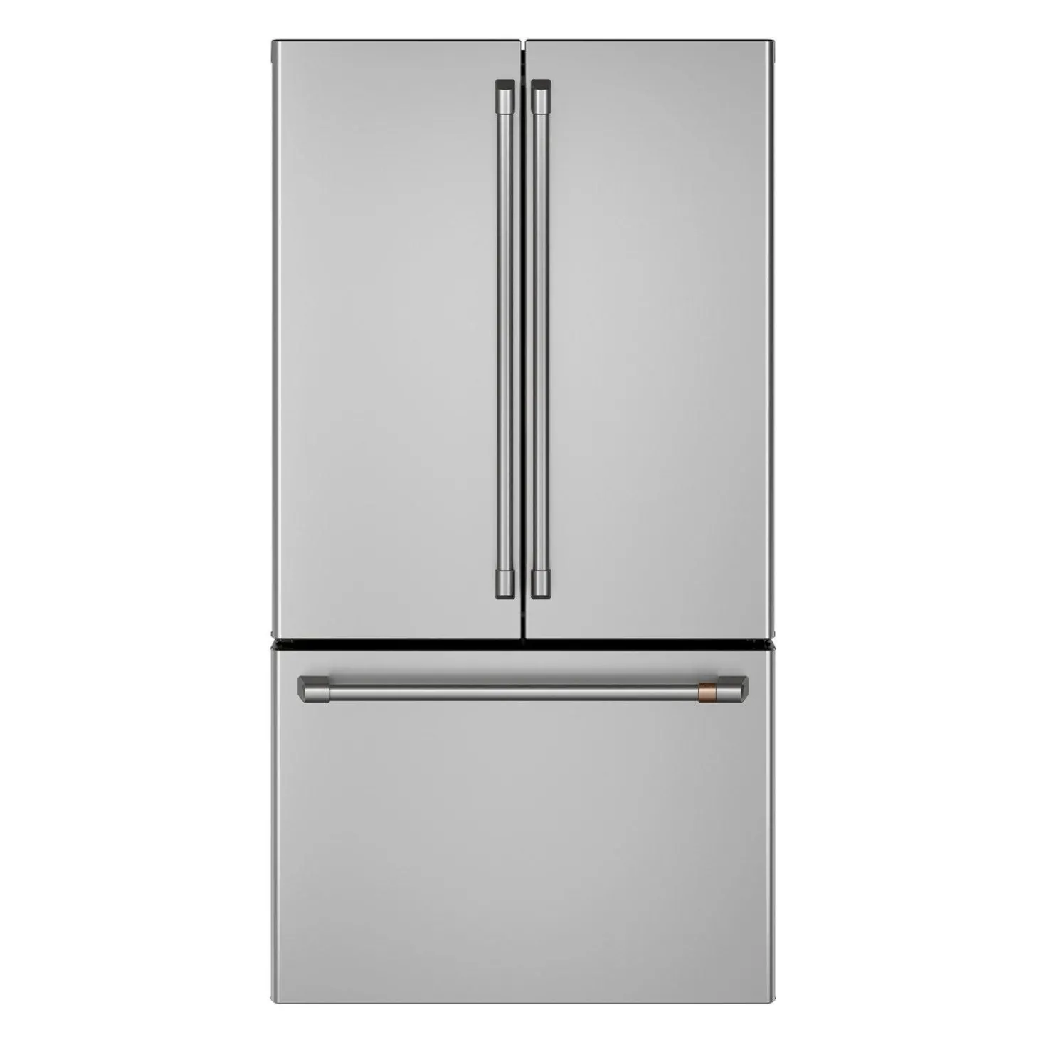 CAFE Réfrigérateur 23,1 pi3 36 po Acier inoxydable Congélateur en bas, Portes françaises - CWE23SP2MS1