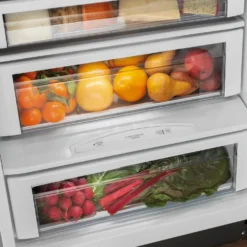 CAFE Réfrigérateur 21,9 pi3 36 po Inox Portes françaises - CZS22MP2NS1