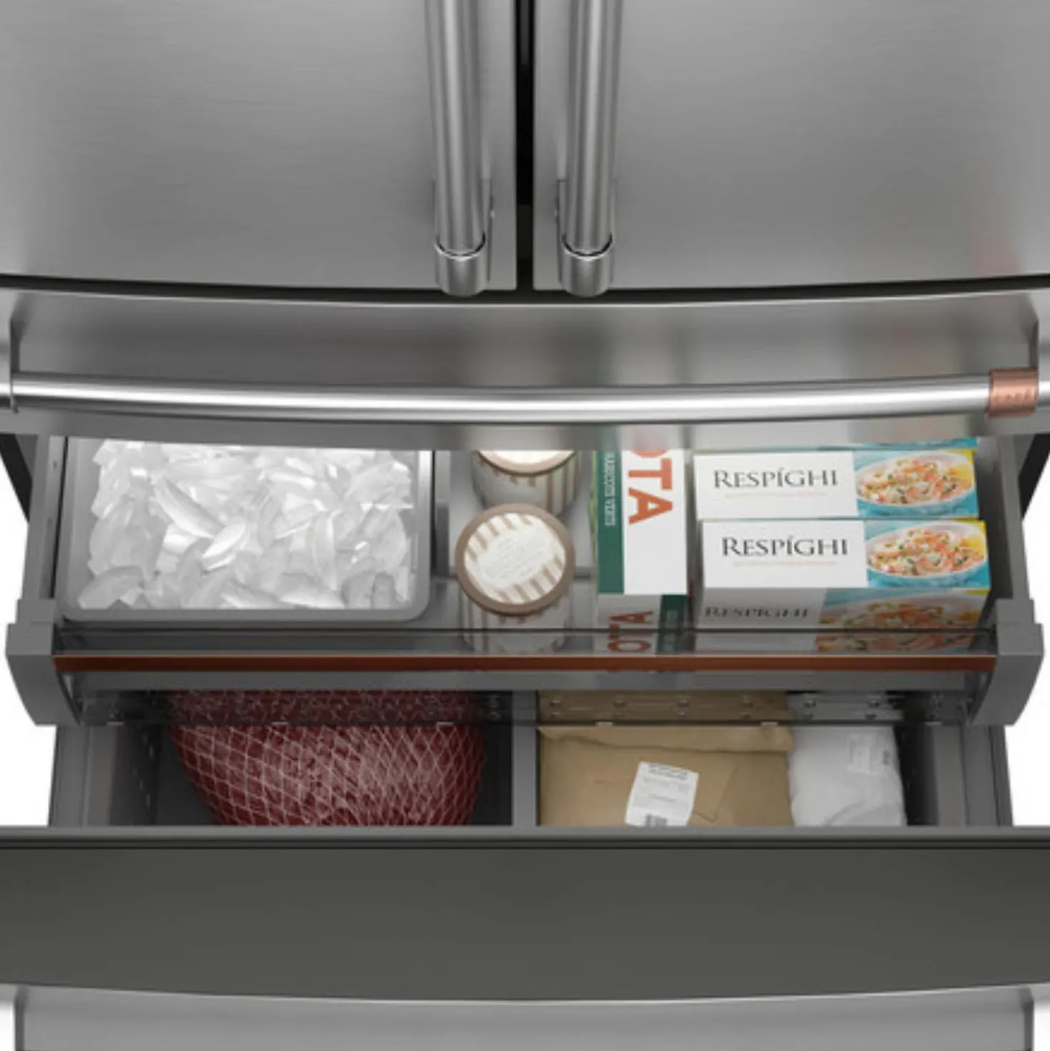 CAFE Réfrigérateur 23,2 pi3 36 po Inox Portes françaises - CJE23DP2WS1