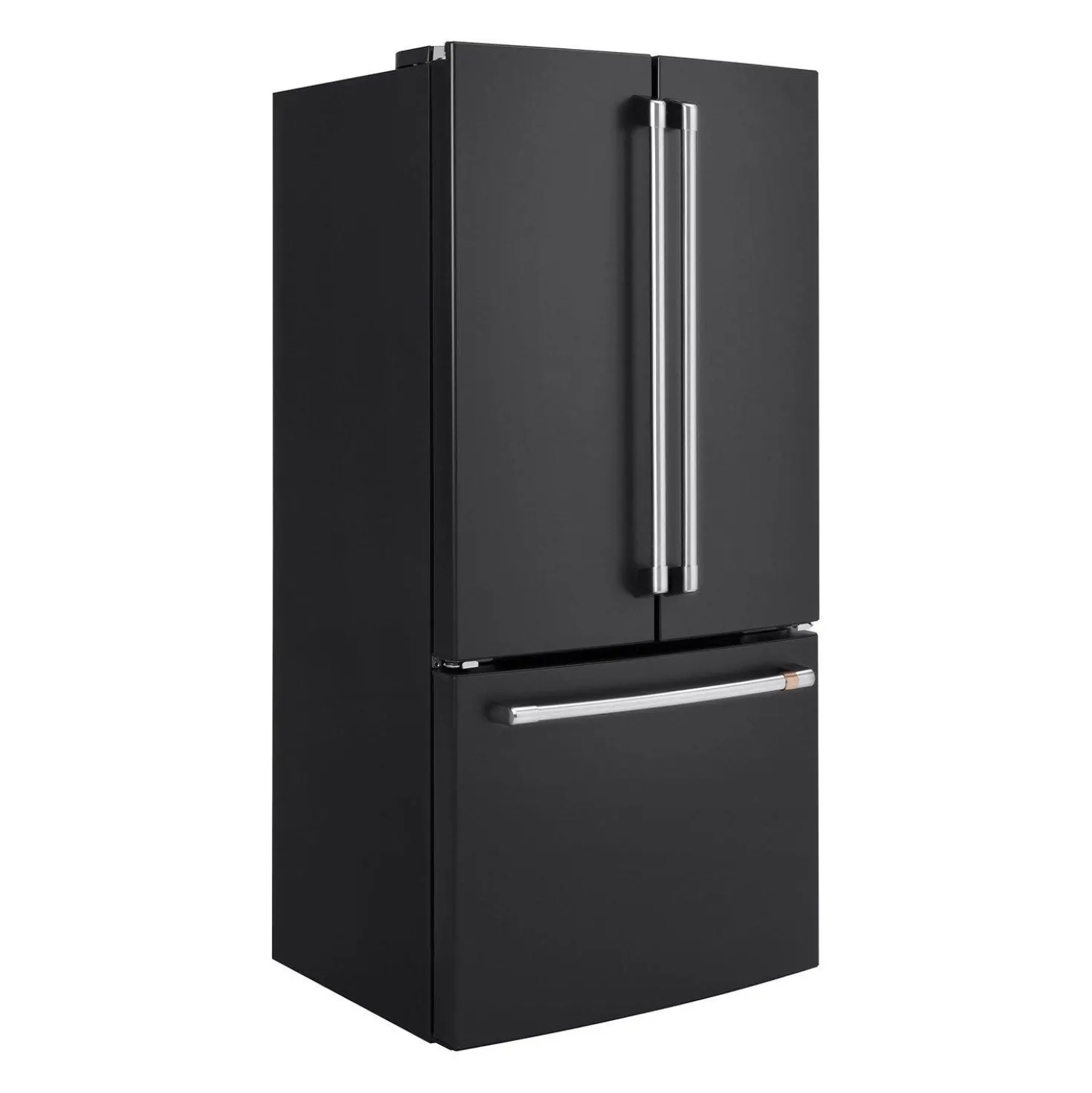CAFE Réfrigérateur 18,6 pi3 33 po Noir Congélateur en bas, Portes françaises - CWE19SP3ND1
