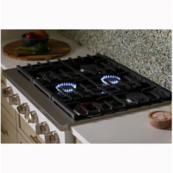 CAFE Table de cuisson Gaz Acier inoxydable 36