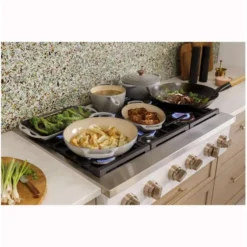 CAFE Table de cuisson Gaz Acier inoxydable 36