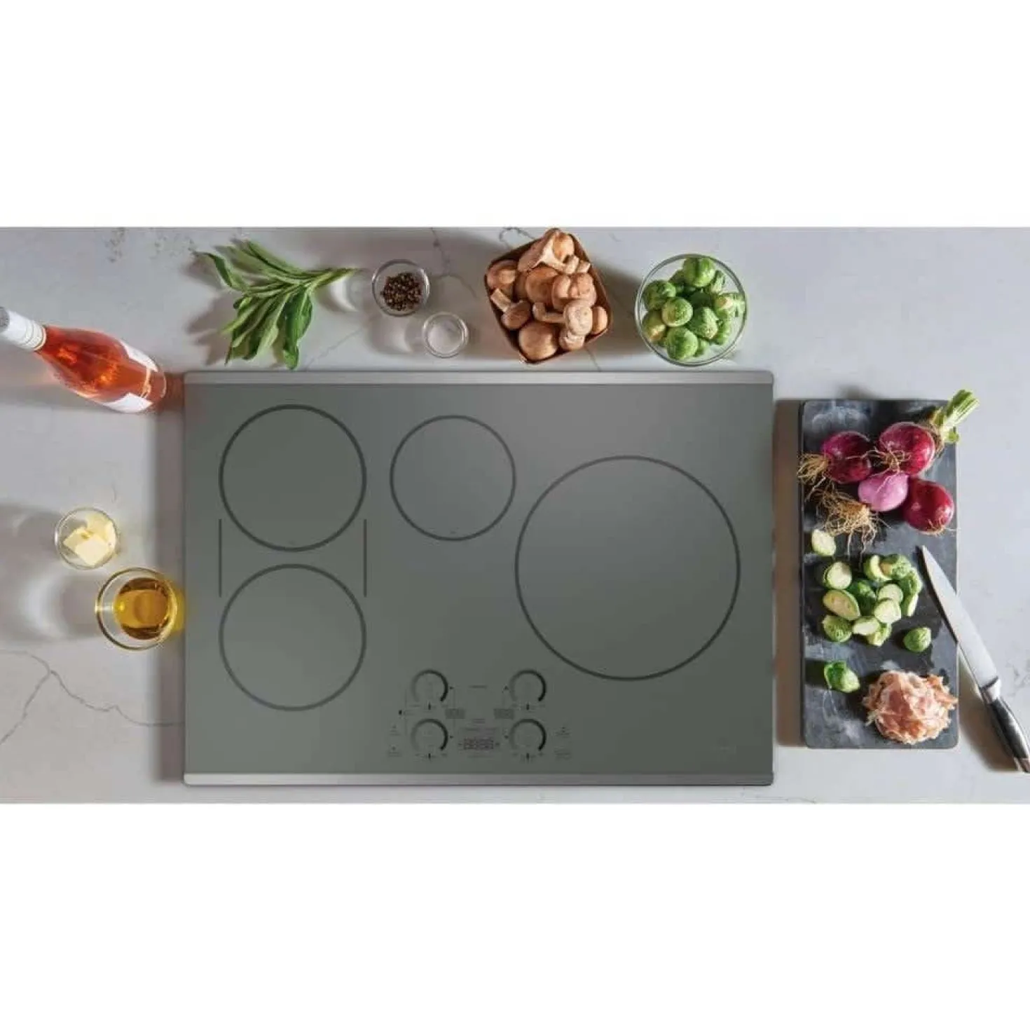 CAFE Table de cuisson Induction Acier inoxydable 30" Acier inoxydable - CHP90302TSS