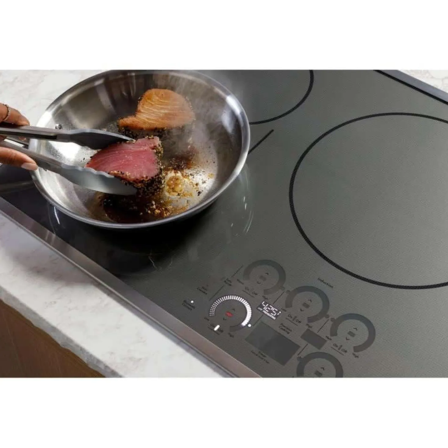 CAFE Table de cuisson Induction Acier inoxydable 36" Acier inoxydable - CHP90362TSS