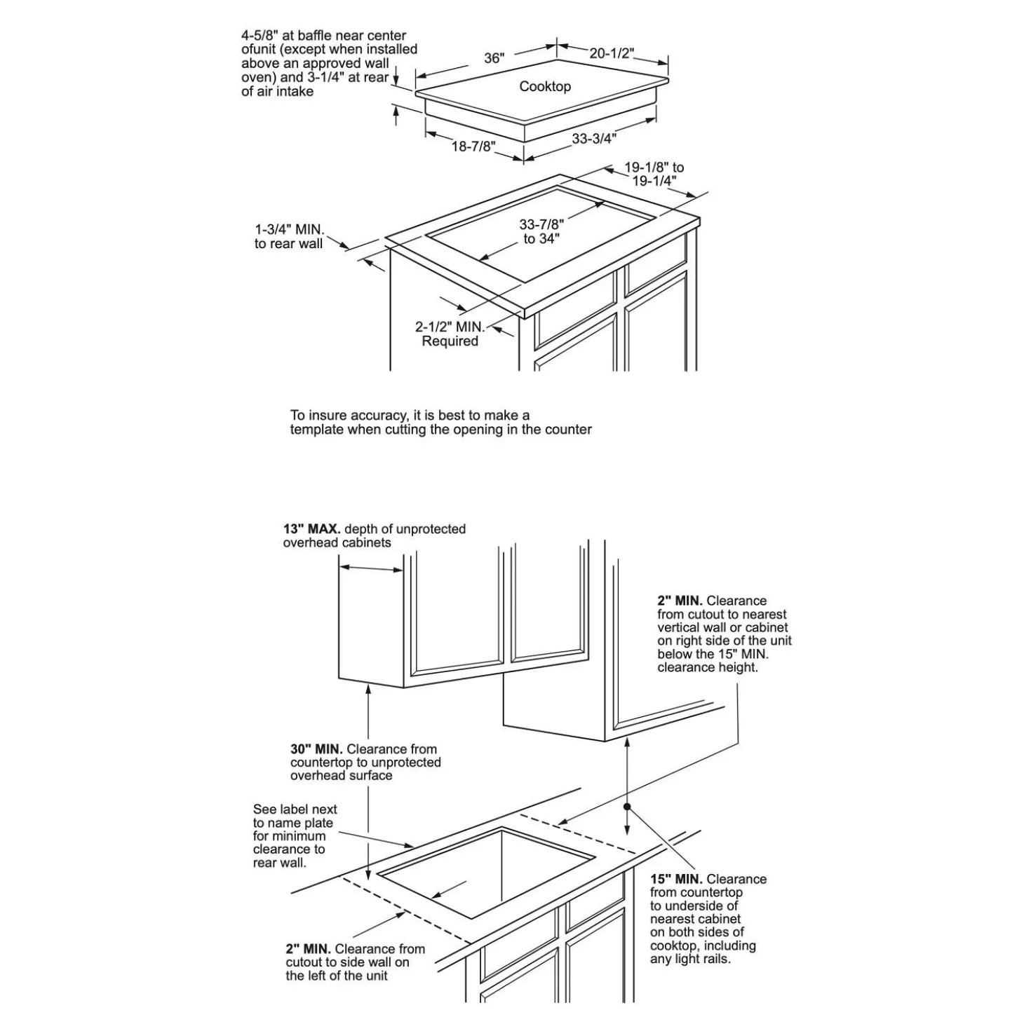 CAFE Table de cuisson Induction Acier inoxydable 36" Acier inoxydable - CHP90362TSS