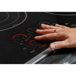 CAFE Table de cuisson Vitrocéramique Noir 30