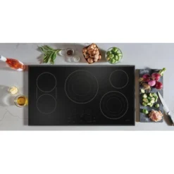 CAFE Table de cuisson Vitrocéramique Noir 36