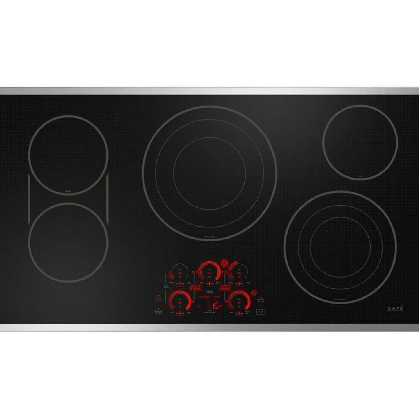 CAFE Table de cuisson Vitrocéramique Acier inoxydable 36" Acier inoxydable - CEP90362TSS