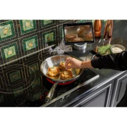 CAFE Table de cuisson Vitrocéramique Acier inoxydable 36
