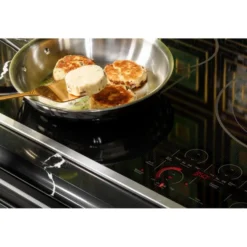 CAFE Table de cuisson Vitrocéramique Acier inoxydable 36