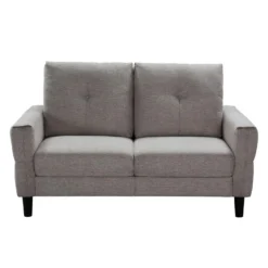 Causeuse en tissu - beige