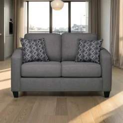 Causeuse - gris charbon
