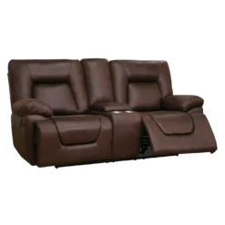 Causeuse inclinable avec console