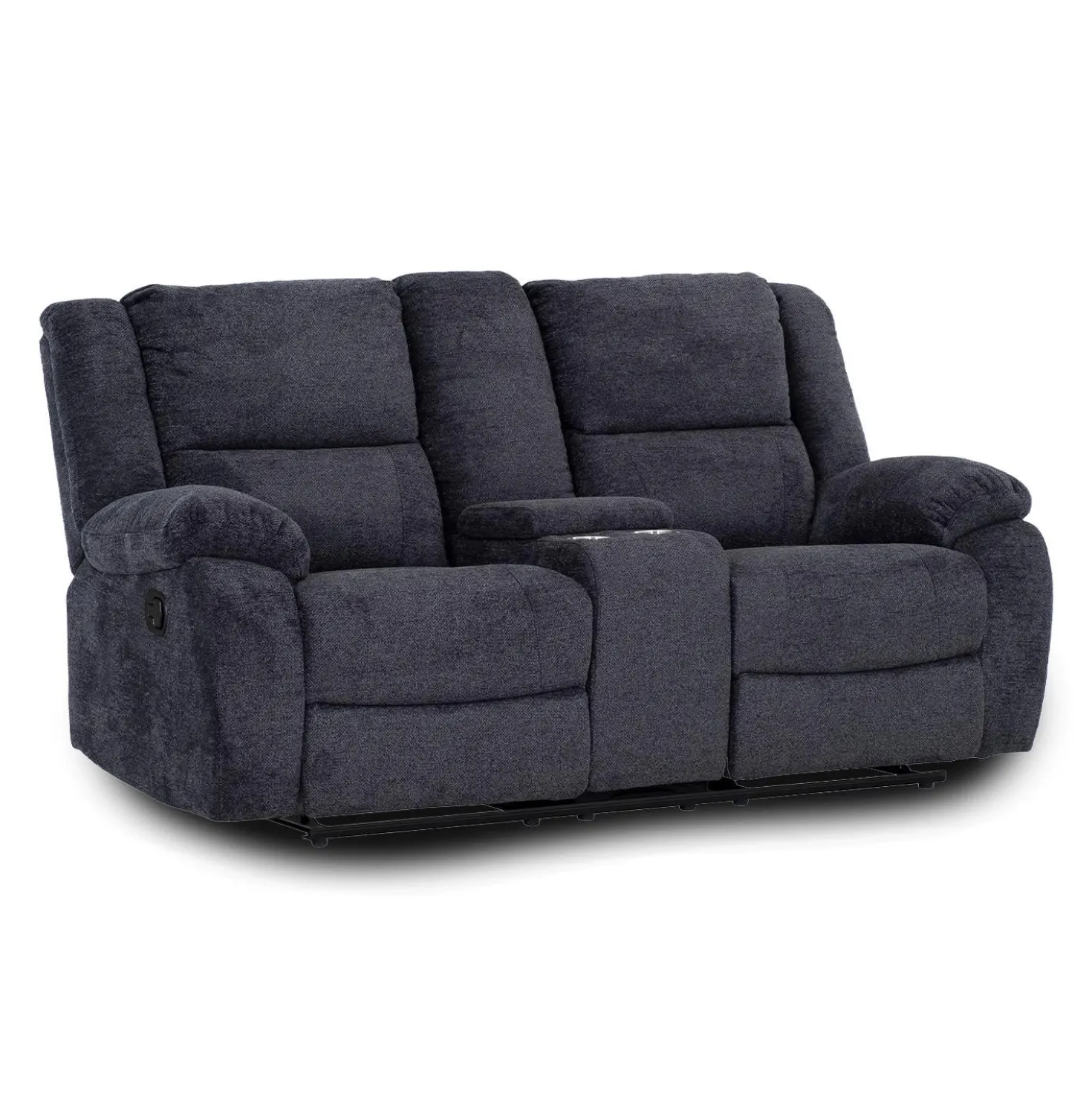 Causeuse inclinable avec console et porte-gobelets