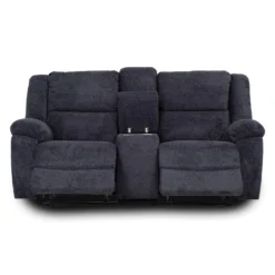 Causeuse inclinable avec console et porte-gobelets