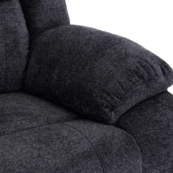 Causeuse inclinable avec console et porte-gobelets
